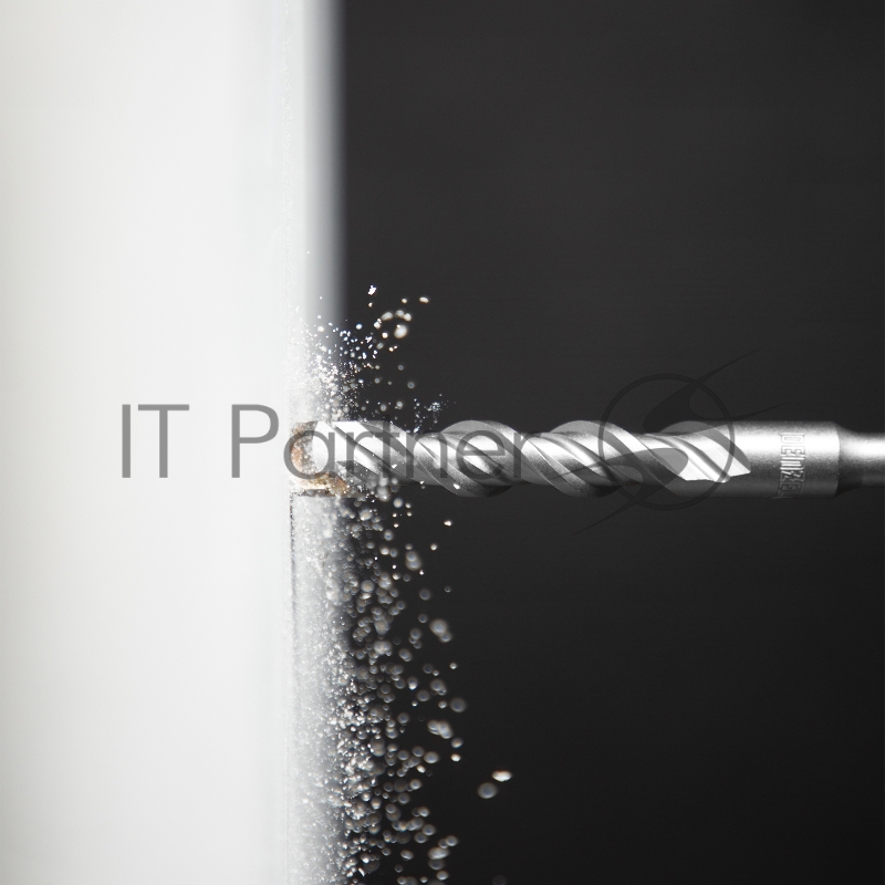 Бур по бетону, двойная спираль, Cobalt W-tip, 12x160 мм, SDS PLUS// Denzel