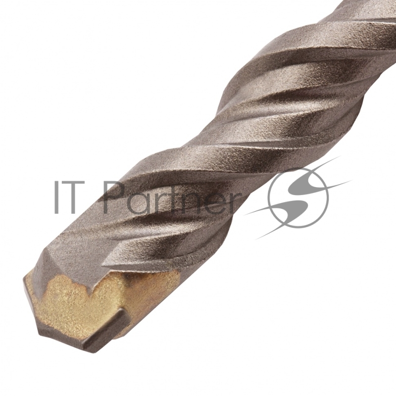 Бур по бетону, двойная спираль, Cobalt W-tip, 12x210 мм, SDS PLUS// Denzel