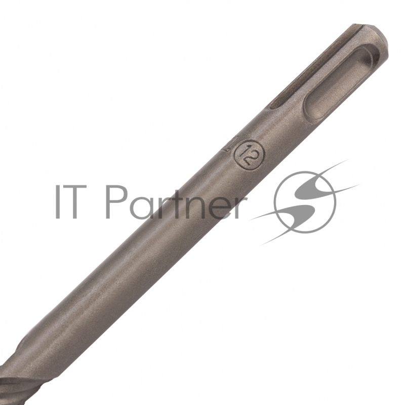 Бур по бетону, двойная спираль, Cobalt W-tip, 12x600 мм, SDS PLUS// Denzel