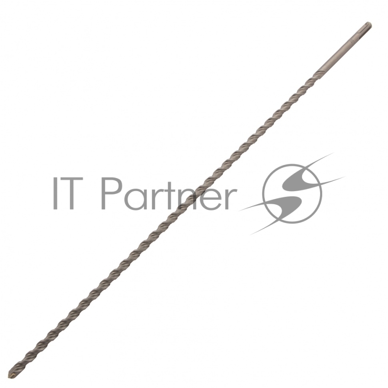 Бур по бетону, двойная спираль, Cobalt W-tip, 12x600 мм, SDS PLUS// Denzel