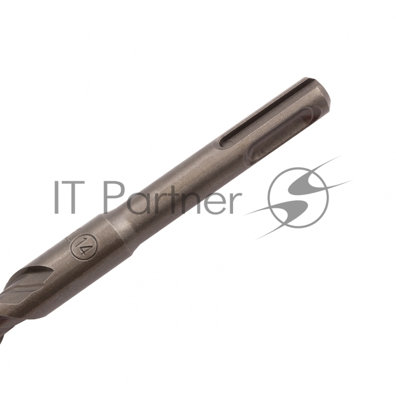 Бур по бетону, двойная спираль, Cobalt W-tip, 14x160 мм, SDS PLUS// Denzel