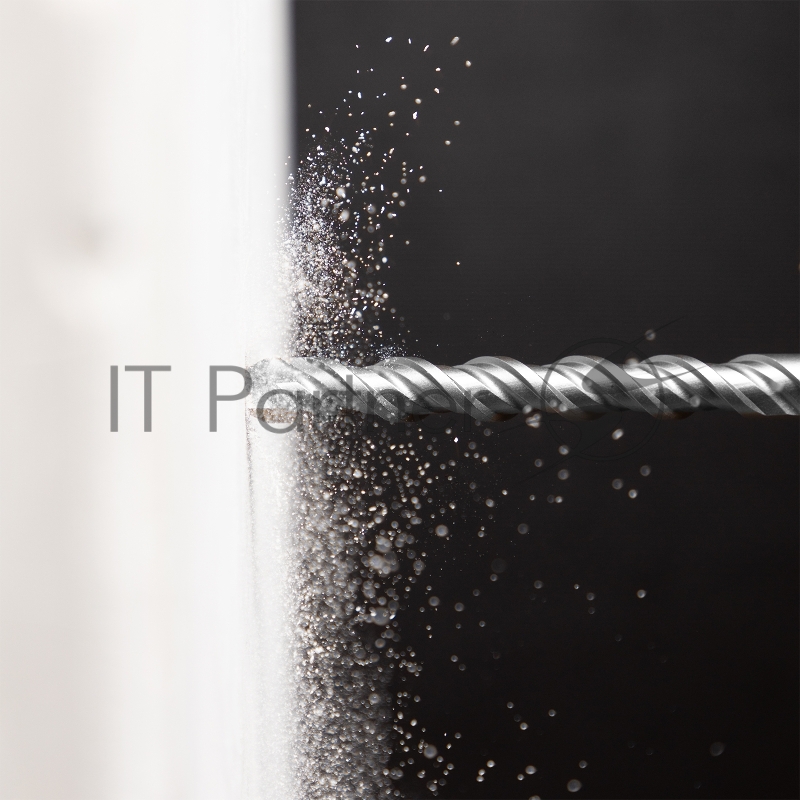 Бур по бетону, двойная спираль, Cobalt W-tip, 14x310 мм, SDS PLUS// Denzel