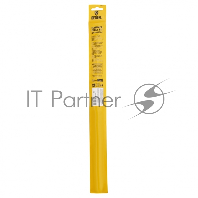 Бур по бетону, двойная спираль, Cobalt W-tip, 14x460 мм, SDS PLUS// Denzel