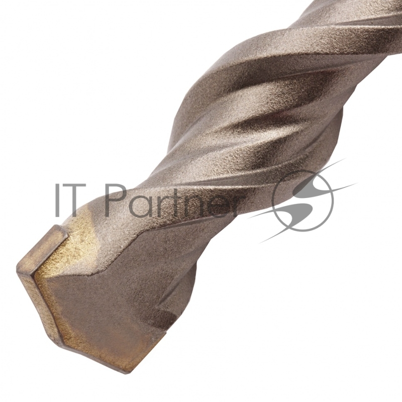 Бур по бетону, двойная спираль, Cobalt W-tip, 16x210 мм, SDS PLUS// Denzel