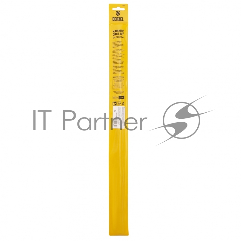 Бур по бетону, двойная спираль, Cobalt W-tip, 16x460 мм, SDS PLUS// Denzel