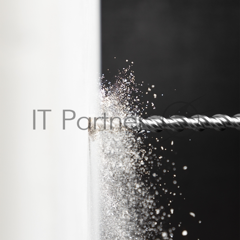 Бур по бетону, двойная спираль, Cobalt W-tip, 16x600 мм, SDS PLUS// Denzel