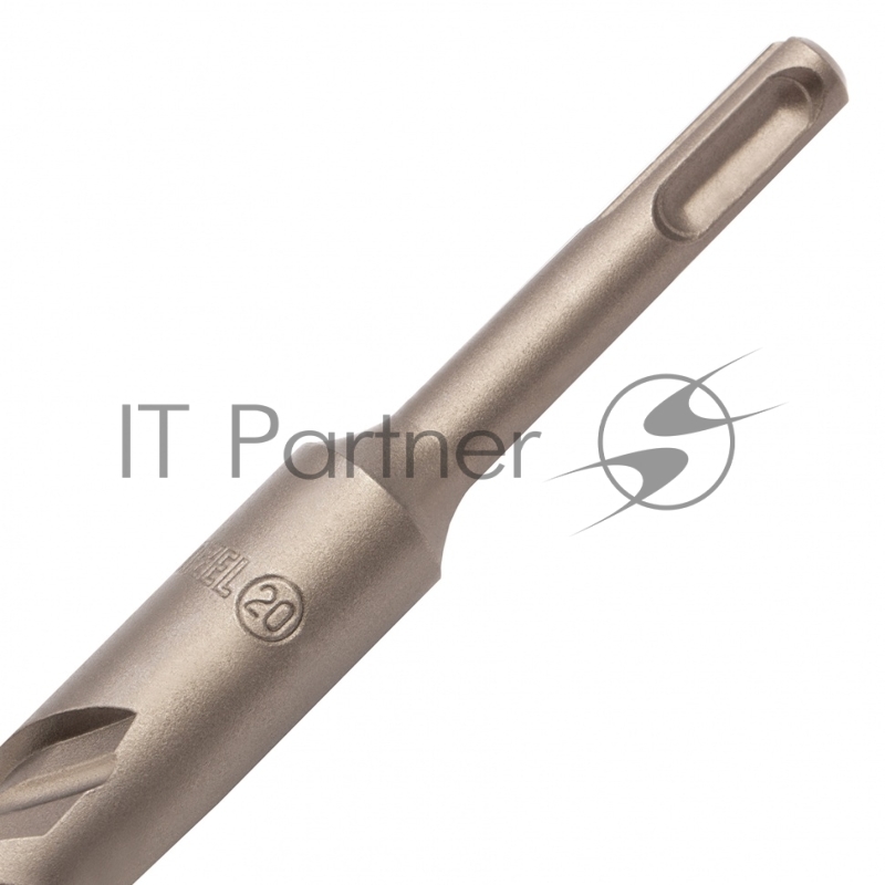 Бур по бетону, двойная спираль, Cobalt W-tip, 20x460 мм, SDS PLUS// Denzel