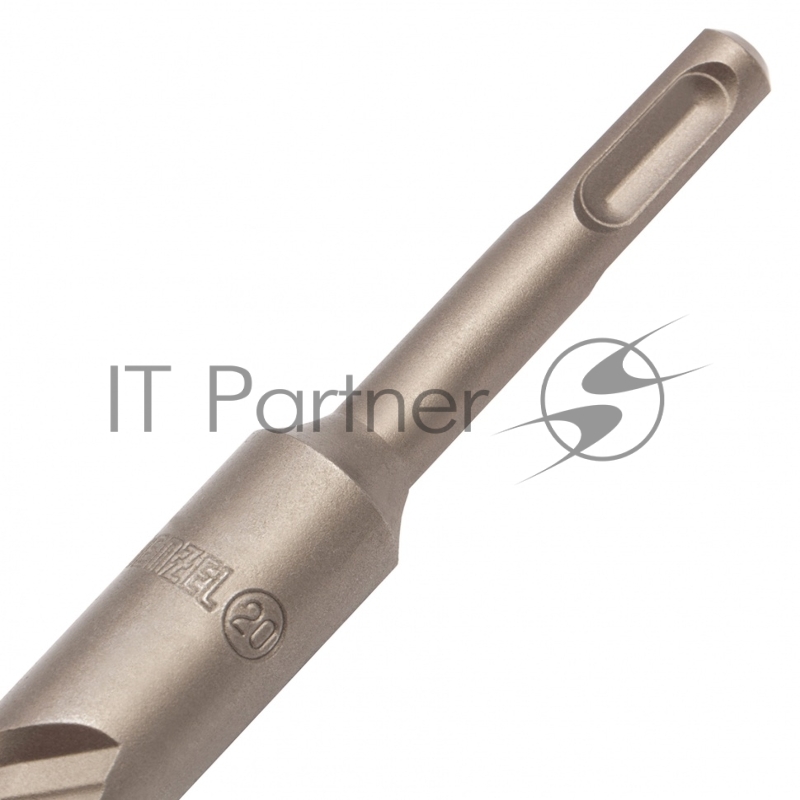 Бур по бетону, двойная спираль, Cobalt W-tip, 20x600 мм, SDS PLUS// Denzel