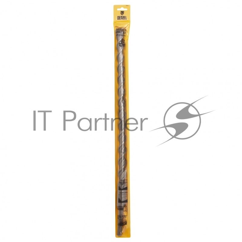 Бур по бетону, двойная спираль, Cobalt W-tip, 22x460 мм, SDS PLUS// Denzel