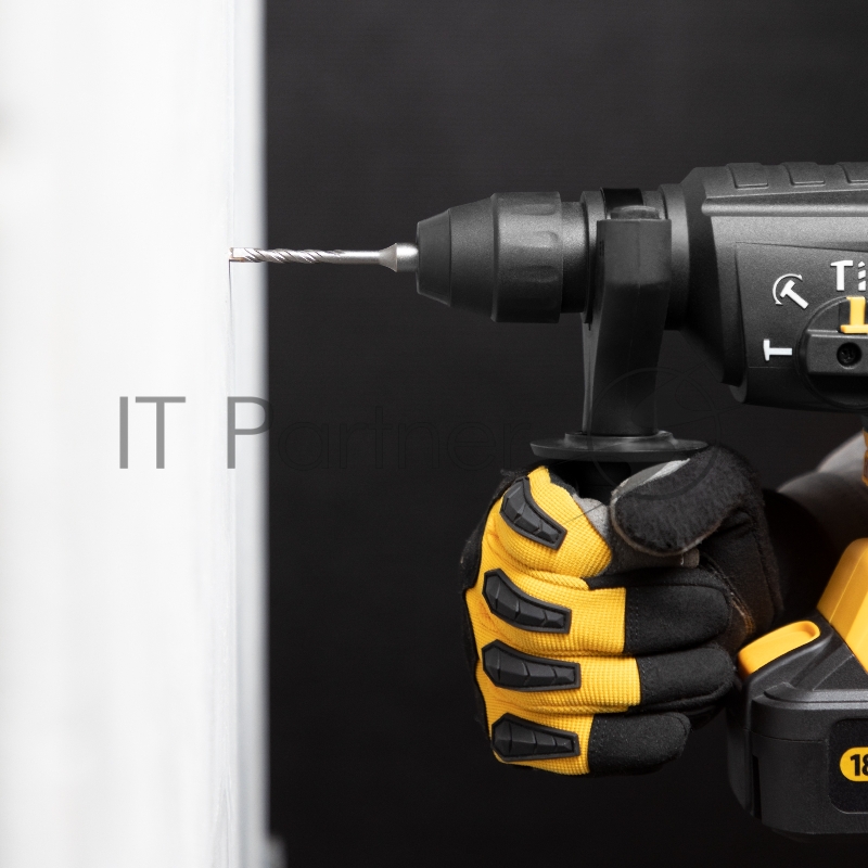 Бур по бетону , двойная спираль, Cobalt W-tip, 4x110 мм, SDS PLUS// Denzel