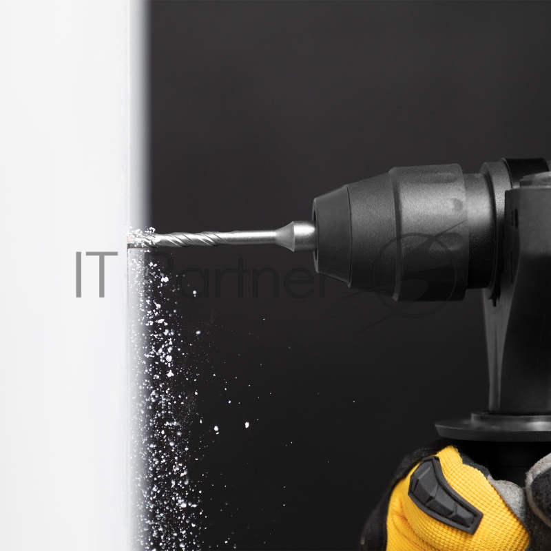 Бур по бетону , двойная спираль, Cobalt W-tip, 4x110 мм, SDS PLUS// Denzel