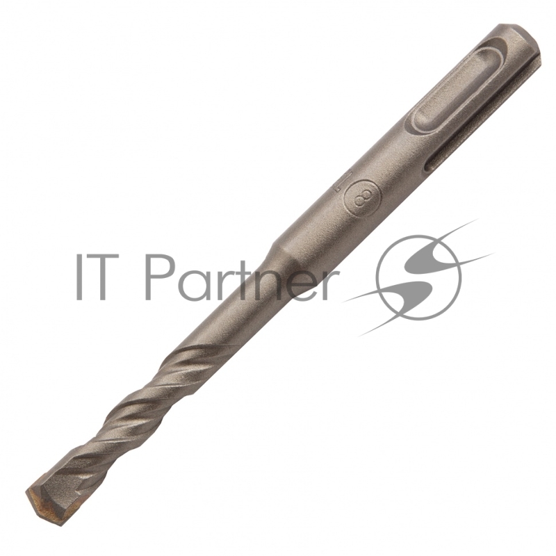 Бур по бетону, двойная спираль, Cobalt W-tip, 8x110 мм, SDS PLUS// Denzel