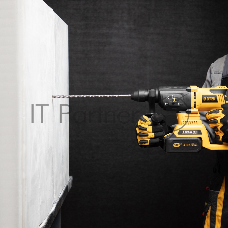 Бур по бетону, двойная спираль, Cobalt W-tip, 8x260 мм, SDS PLUS// Denzel