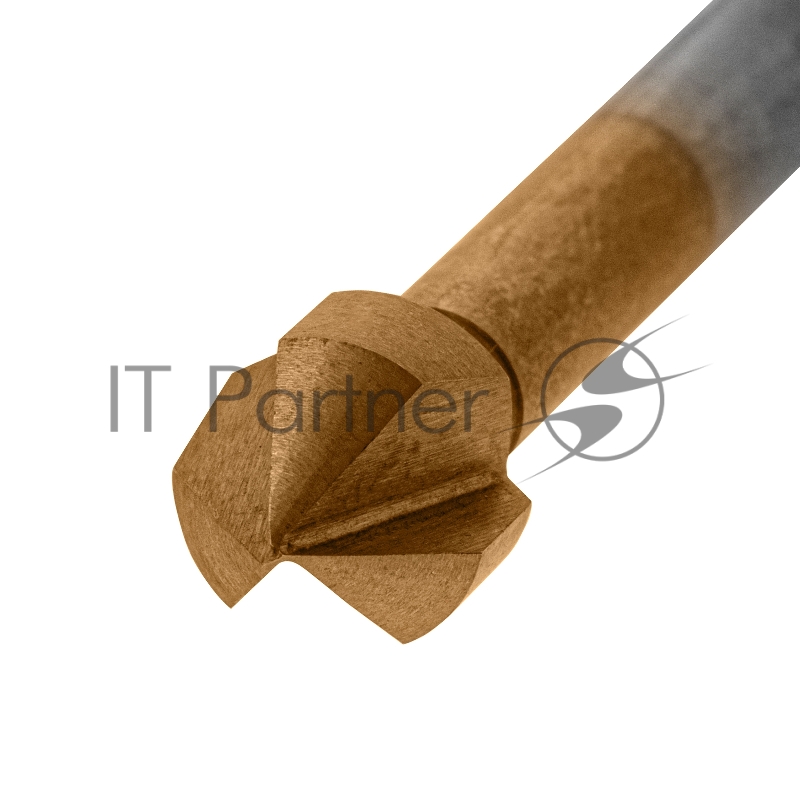 Зенковка конусная под М5, HSS, по металлу, цилиндрический хвостовик// Denzel