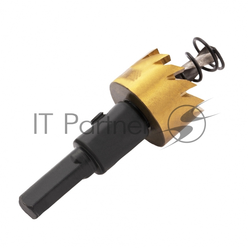 Коронка по металлу HSS, 21 мм, нитридтитановое покрытие //Denzel