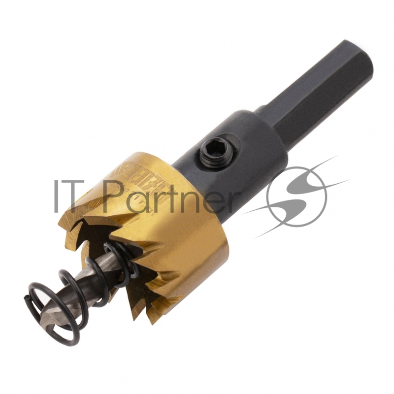 Коронка по металлу HSS, 21 мм, нитридтитановое покрытие //Denzel