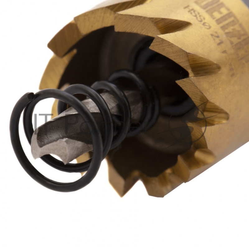 Коронка по металлу HSS, 21 мм, нитридтитановое покрытие //Denzel