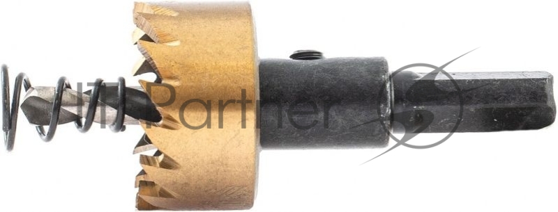 Коронка по металлу HSS, 26 мм, нитридтитановое покрытие //Denzel