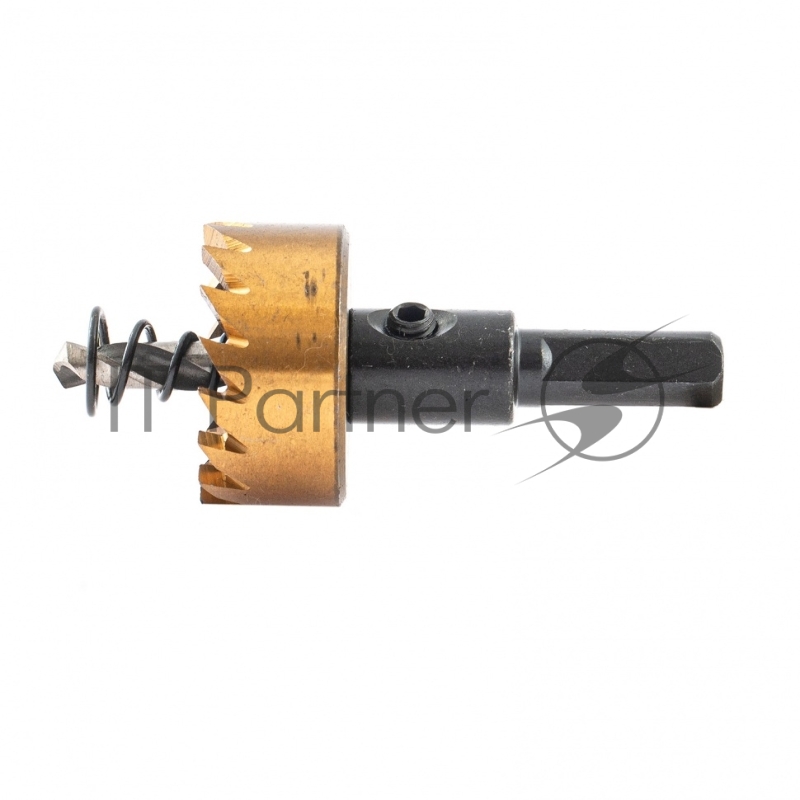 Коронка по металлу HSS, 28 мм, нитридтитановое покрытие //Denzel