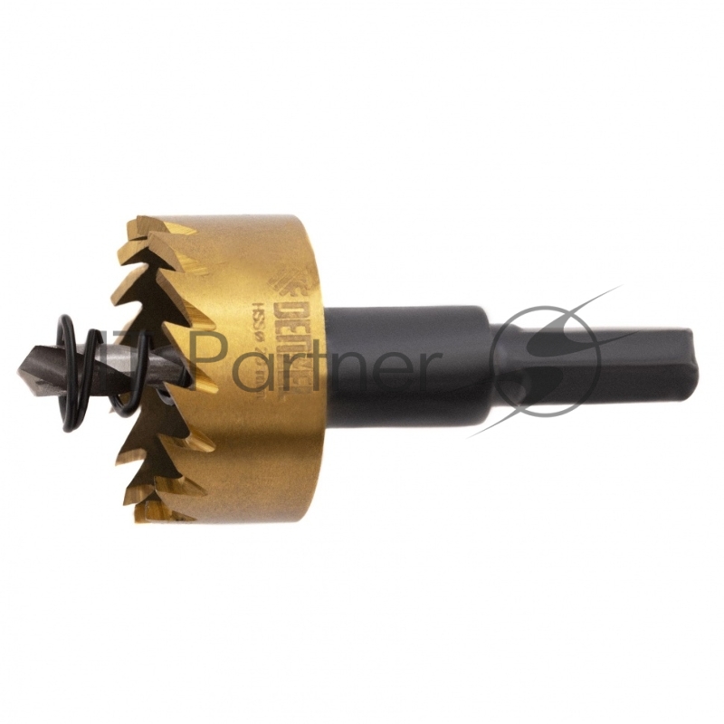 Коронка по металлу HSS, 29 мм, нитридтитановое покрытие //Denzel