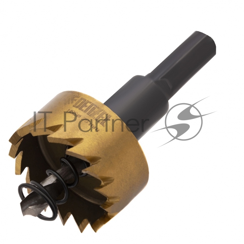 Коронка по металлу HSS, 29 мм, нитридтитановое покрытие //Denzel