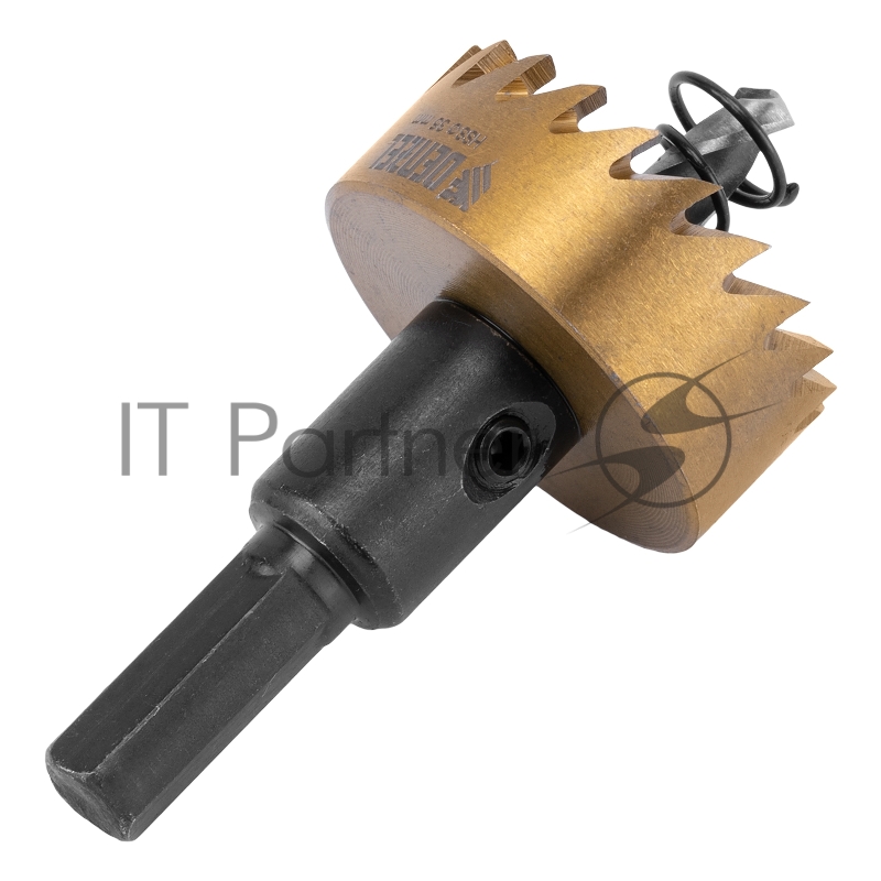 Коронка по металлу HSS, 35 мм, нитридтитановое покрытие //Denzel