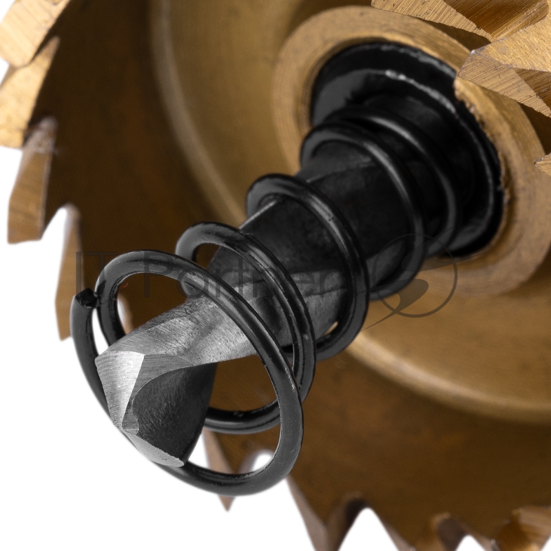 Коронка по металлу HSS, 35 мм, нитридтитановое покрытие //Denzel