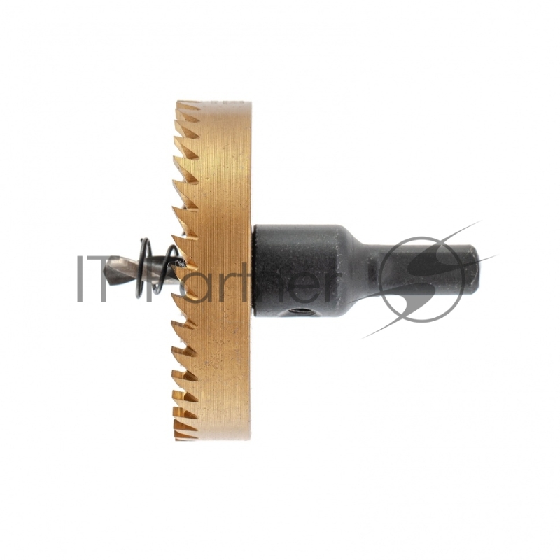 Коронка по металлу HSS, 70 мм, нитридтитановое покрытие //Denzel