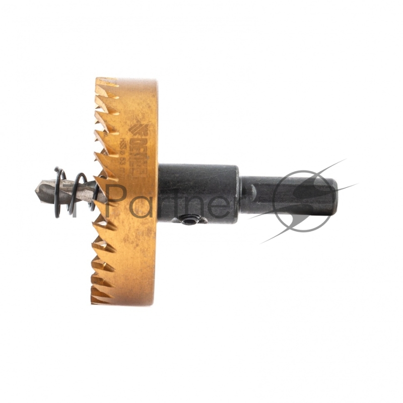 Коронка по металлу HSS, 55 мм, нитридтитановое покрытие //Denzel