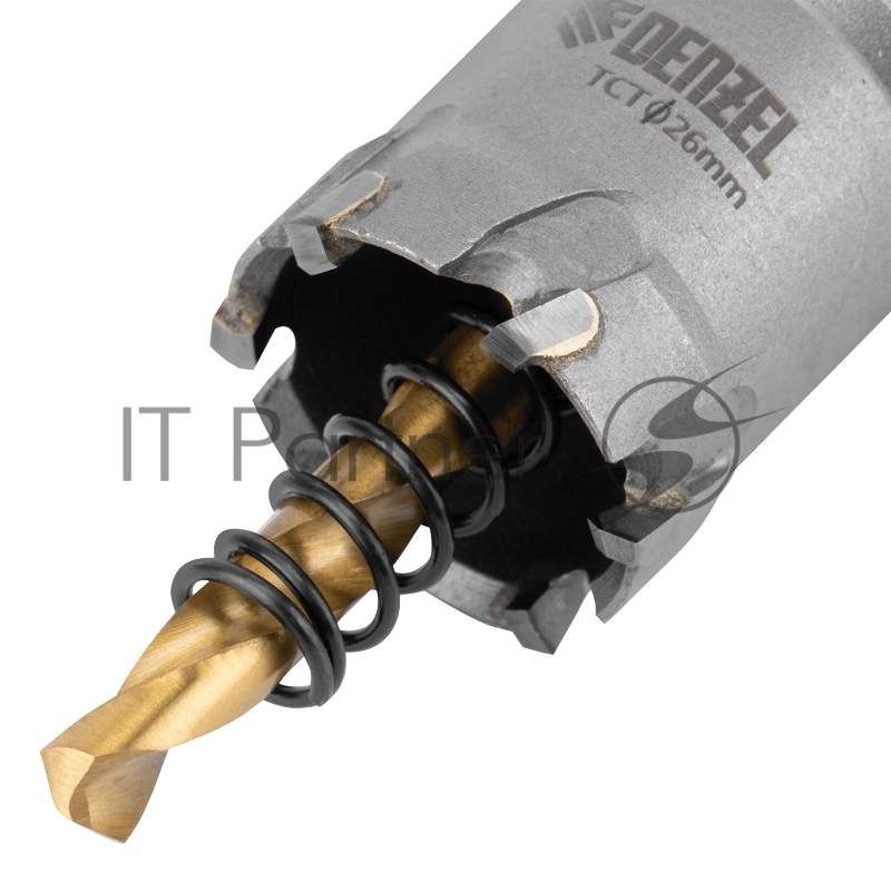 Коронка по металлу твердосплавная, 26 мм //Denzel