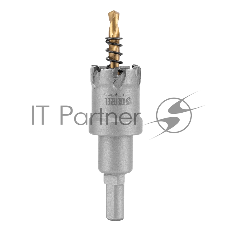 Коронка по металлу твердосплавная, 27 мм //Denzel