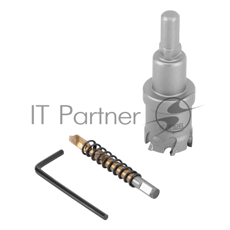 Коронка по металлу твердосплавная, 27 мм //Denzel