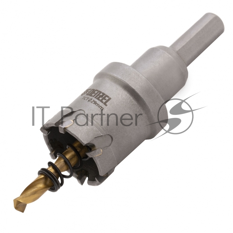 Коронка по металлу твердосплавная, 29 мм //Denzel