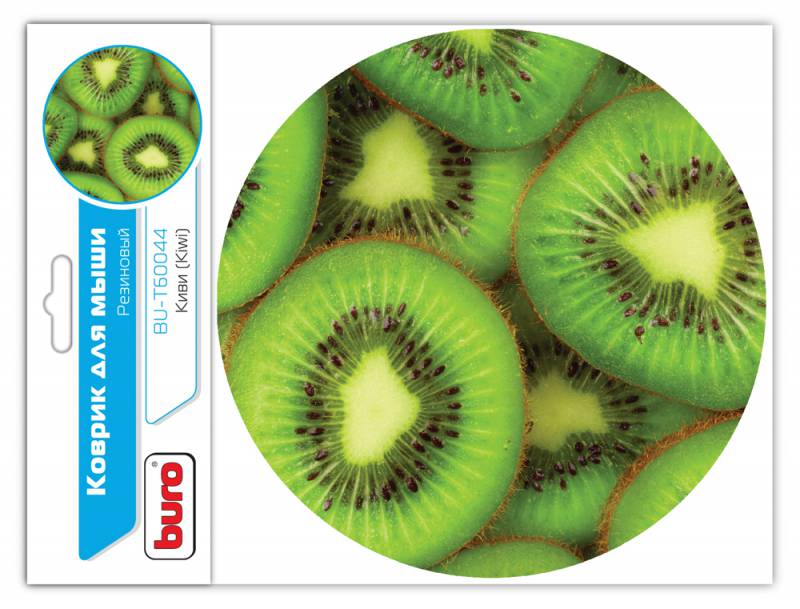 Коврик для мыши Buro BU-T60044 рисунок/киви