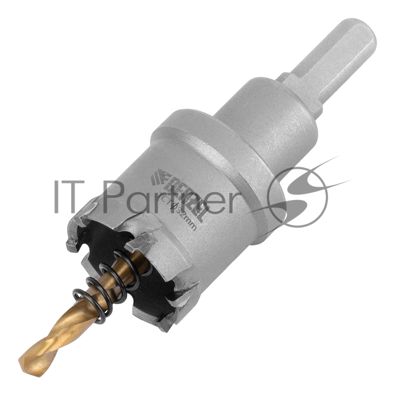 Коронка по металлу твердосплавная, 32 мм //Denzel