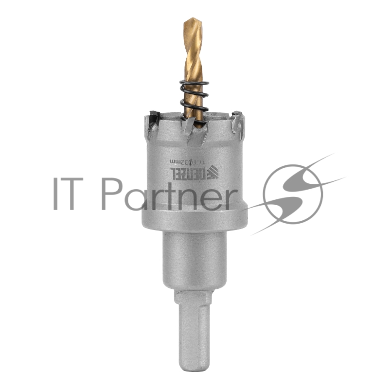 Коронка по металлу твердосплавная, 32 мм //Denzel