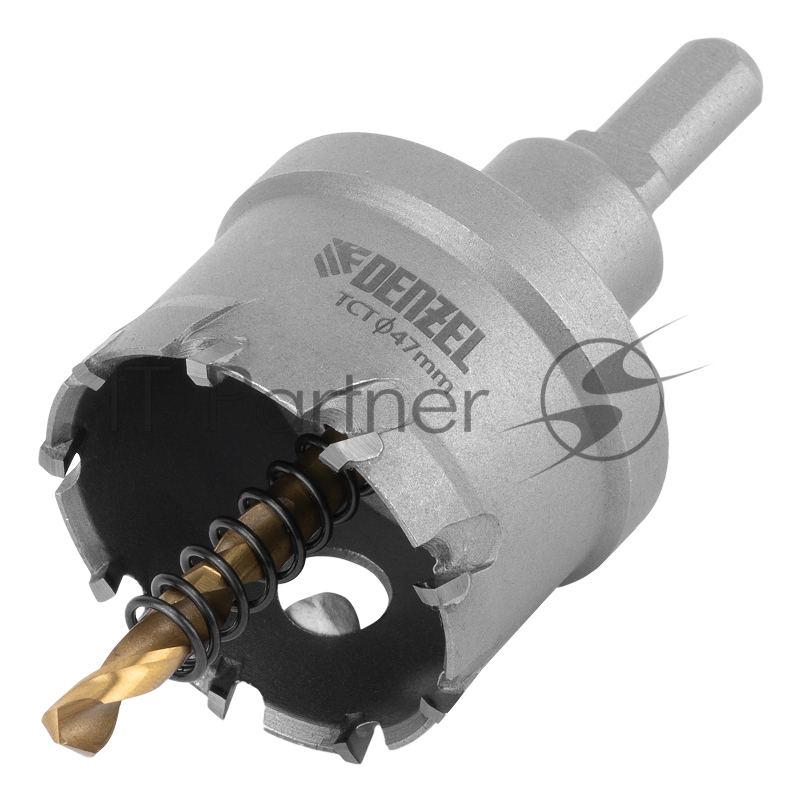 Коронка по металлу твердосплавная, 47 мм //Denzel