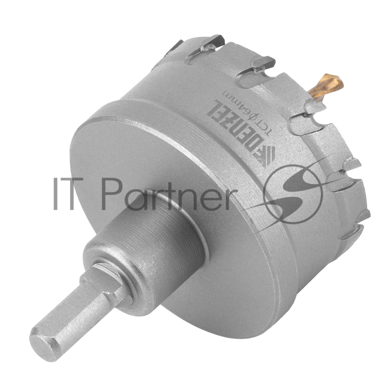 Коронка по металлу твердосплавная, 64 мм //Denzel