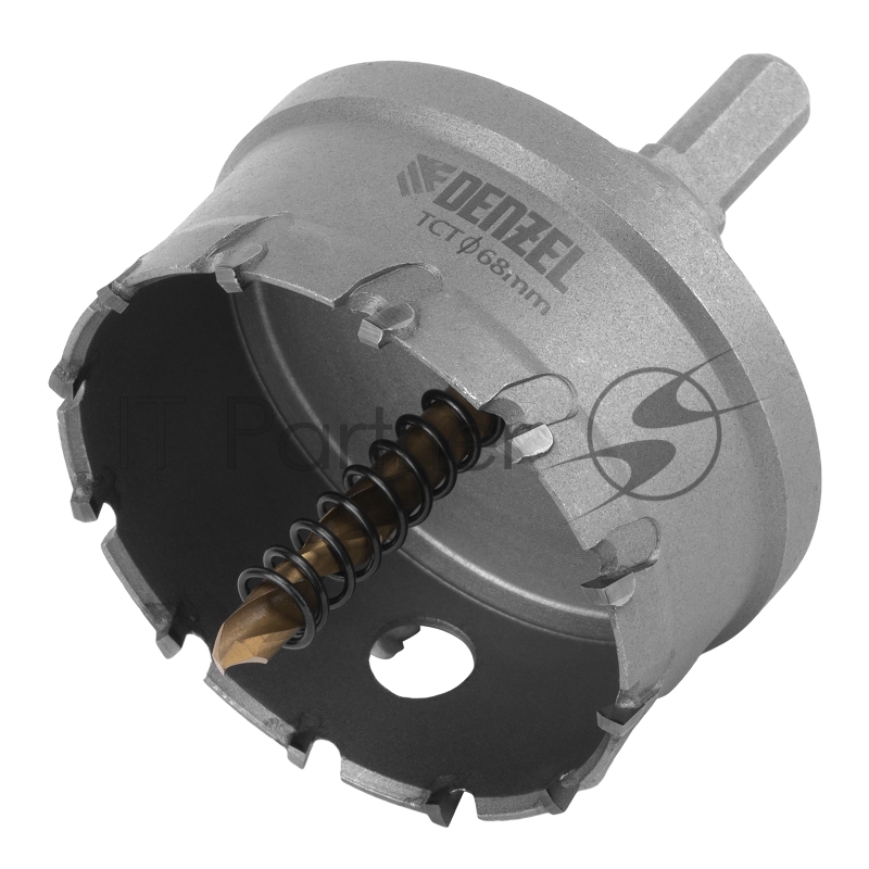 Коронка по металлу твердосплавная, 68 мм //Denzel