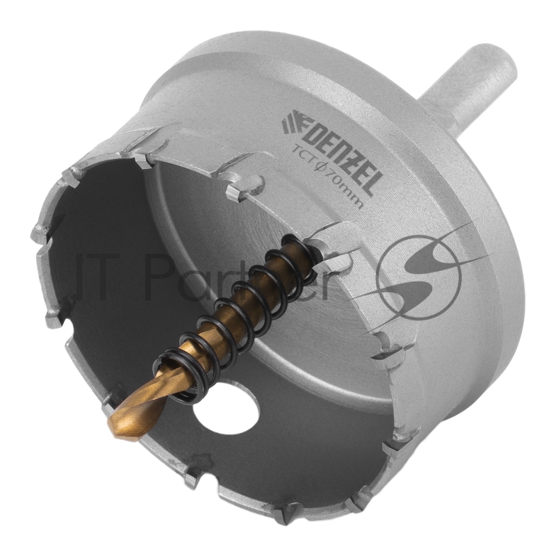 Коронка по металлу твердосплавная, 70 мм //Denzel
