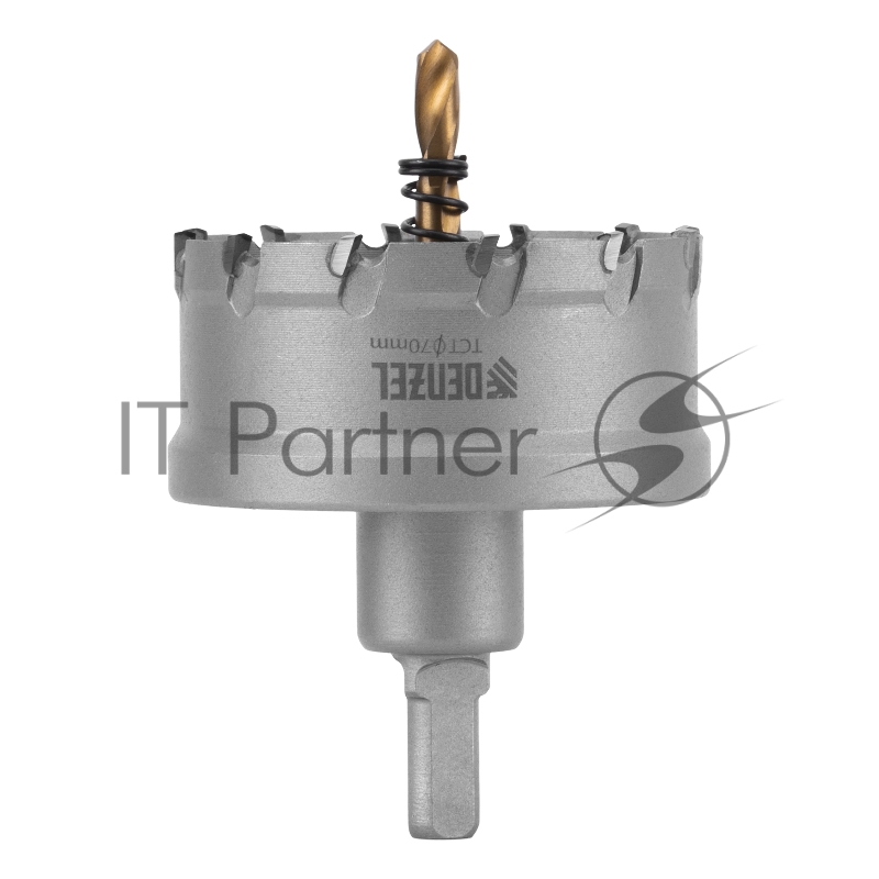 Коронка по металлу твердосплавная, 70 мм //Denzel