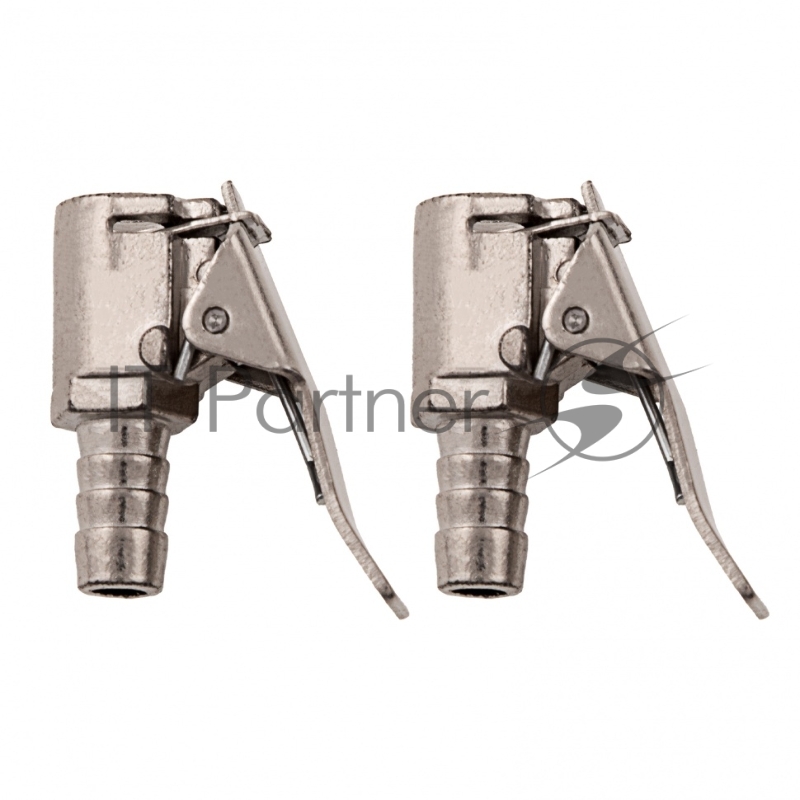 Муфта быстросъемная для колесного ниппеля со штуцером елка под шланг 8 мм, 2 шт.// Stels