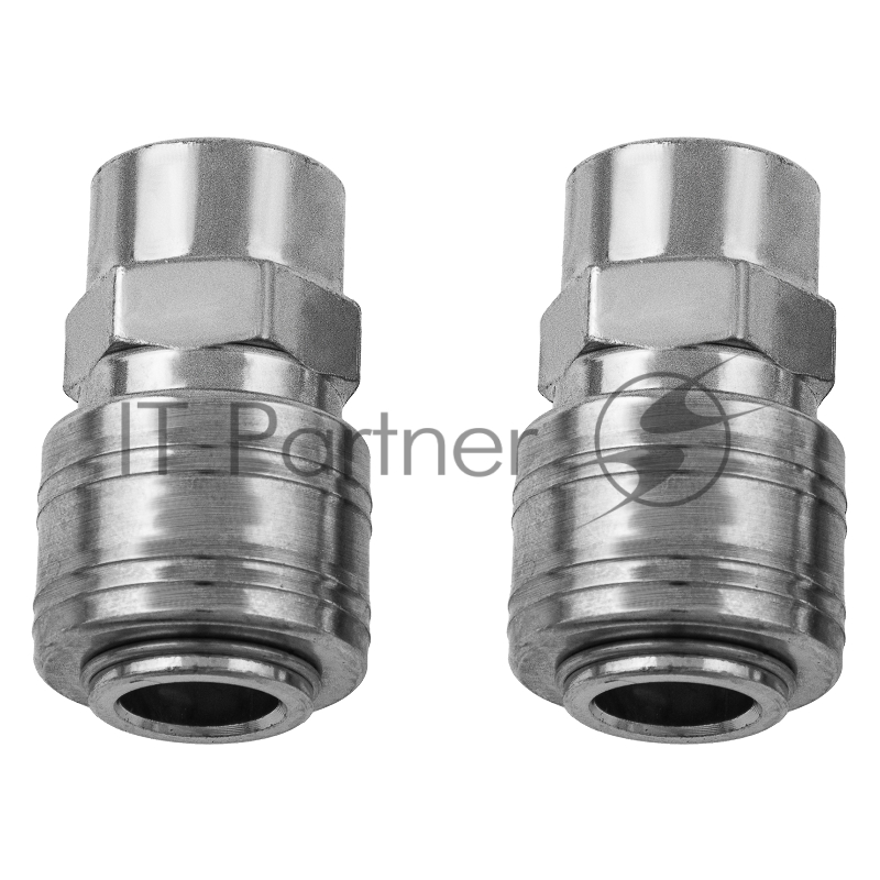 Муфта универсальная быстросъемная (мама), внутренняя резьба 1/4, 2 шт.// Stels