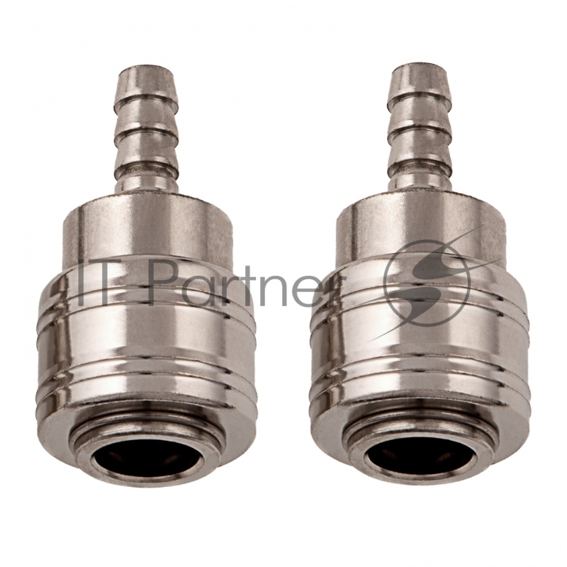 Муфта универсальная быстросъемная (мама), со штуцером елка под шланг 8 мм, 2 шт.// Stels