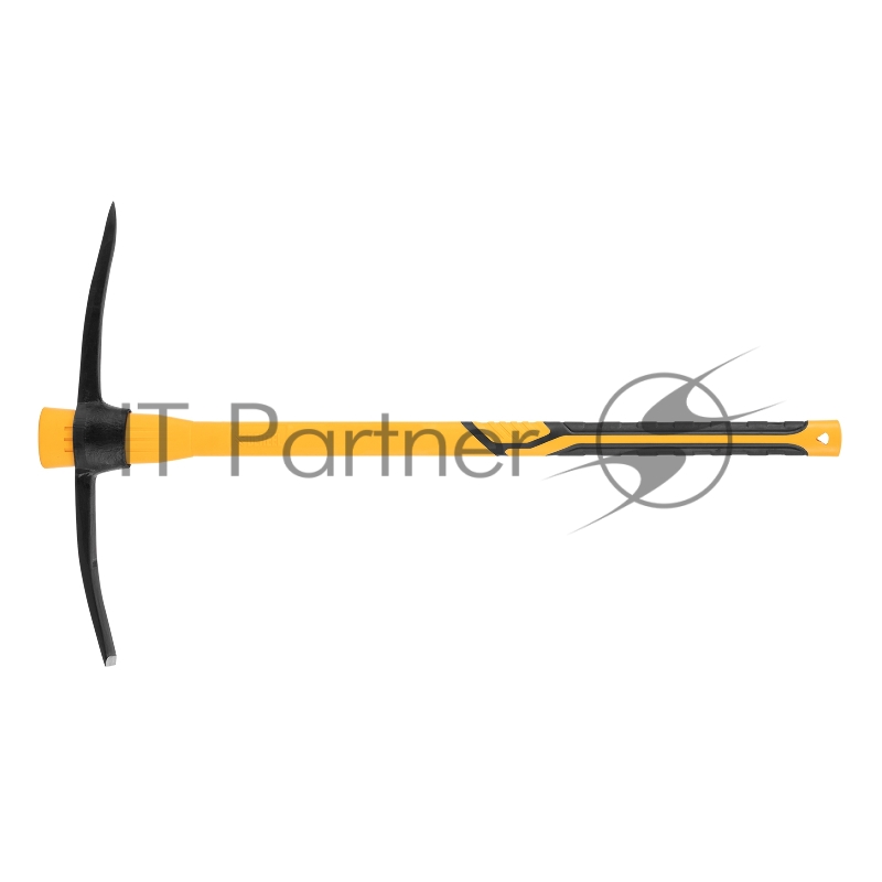 Кирка 2000 г, узкая, фиберглассовая обрезиненная рукоятка 900 мм// Denzel