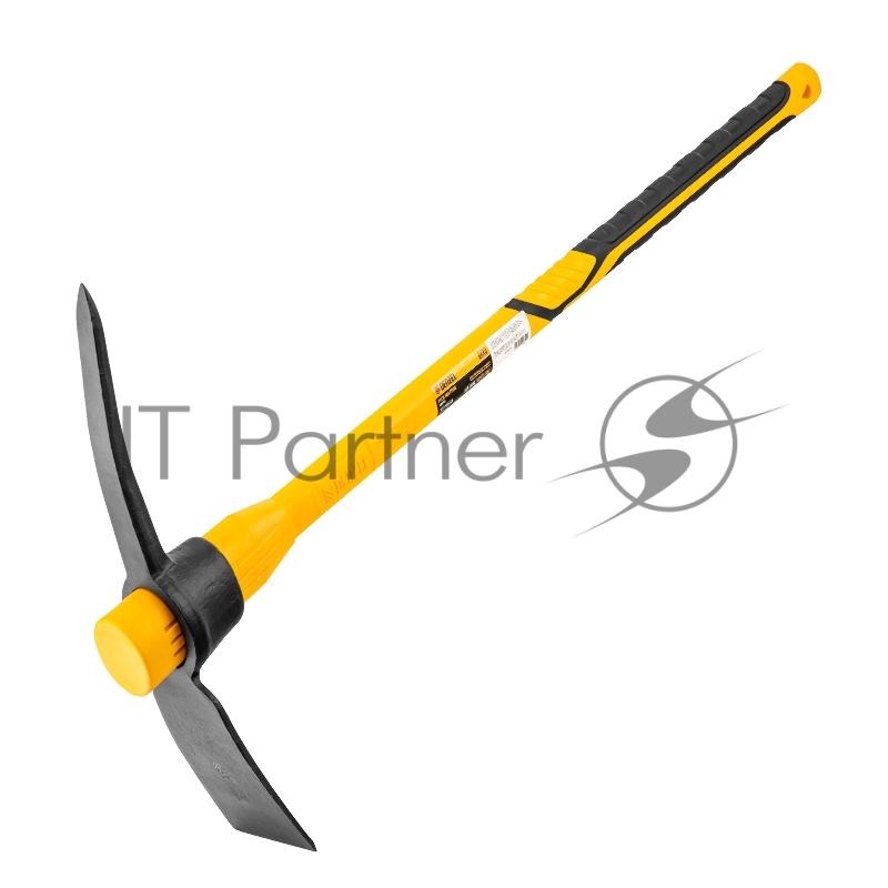 Кирка 2250 г, широкая, фиберглассовая обрезиненная рукоятка 900 мм// Denzel