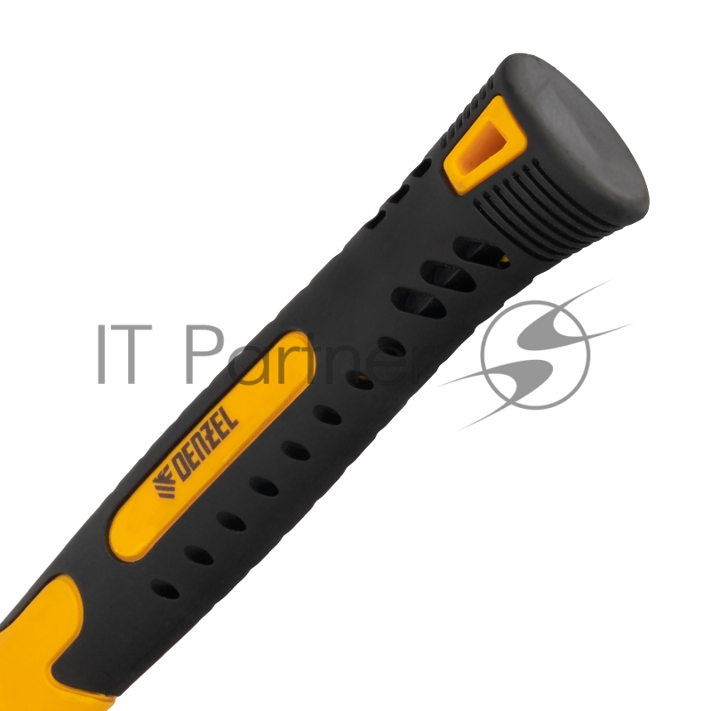 Киянка резиновая, 24 oz, черная резина, фибергласовая рукоятка// Denzel