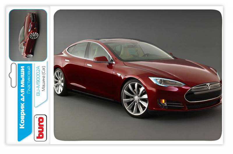 Коврик для мыши Buro BU-M90002 рисунок/машина