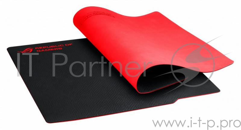 Коврик для мыши Asus Rog WHETSTONE черный/красный
