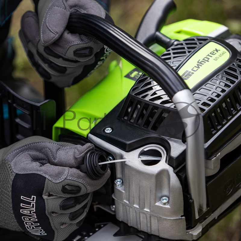 Пила цепная бензиновая БП-4540, 45 см3, шина 40 см, шаг 0,325, паз 1,5 мм, 64 зв// Сибртех